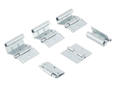 Bisagras montadas para la puerta del garaje