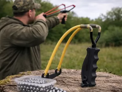 Resortera con mango antideslizante (3027)